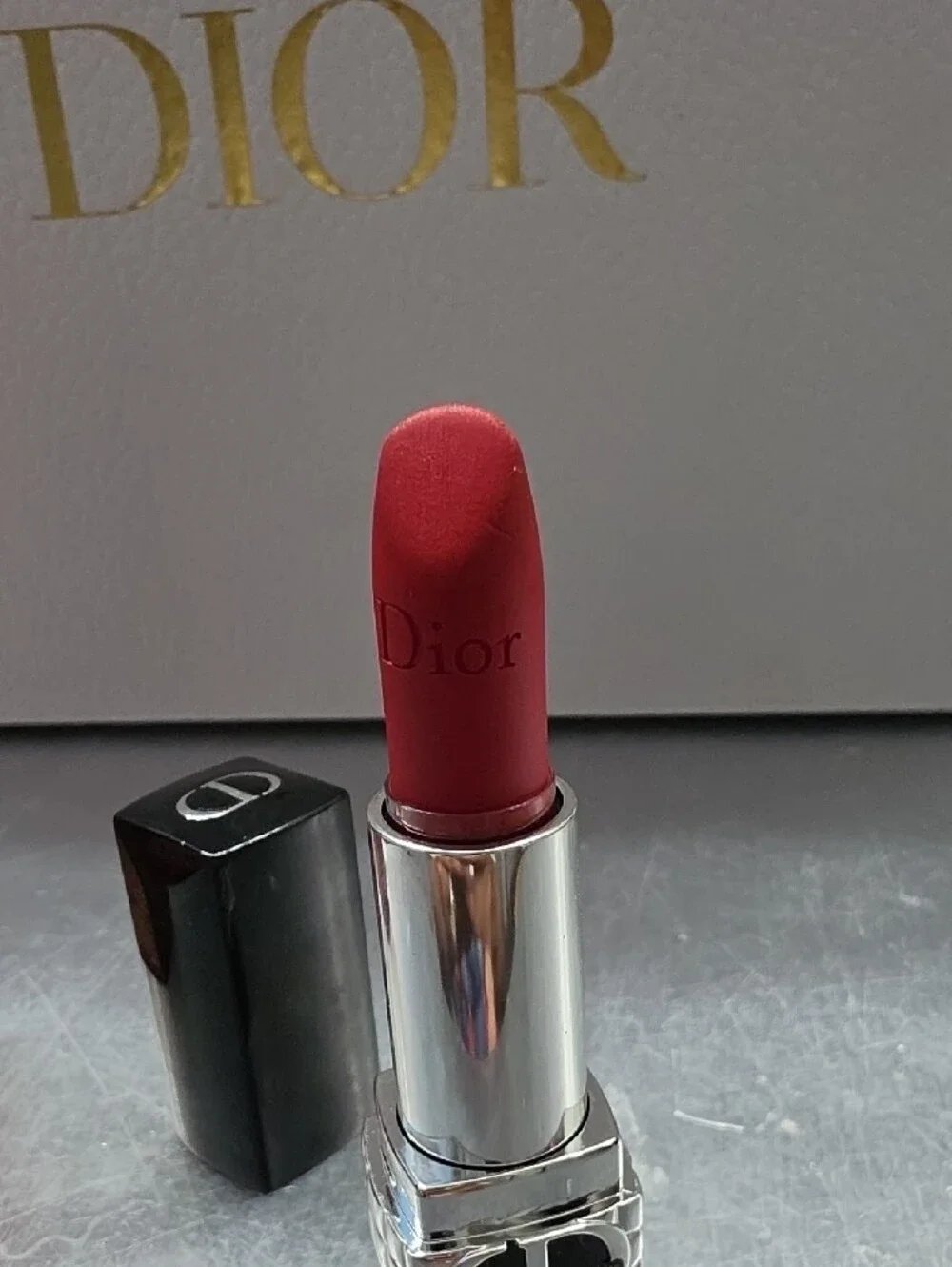 Dior Rouge 999 Matte Lipstick With Special Edition Lunar New Year Box